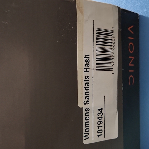 Vionic Orthaheel Amber Snake Women's Black Adjustable Strap Sandal sz 7M #3003 - Picture 7 of 7